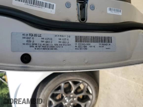 2020 Chrysler 300 S с VIN 2C3CCAGG2LH164545, выставлен на аукционе Copart как лот 66656364 с пробегом 92 196 миль миль и Списание • Salvage title. История ставок и продаж доступна на DreamBid. Изображение 13.