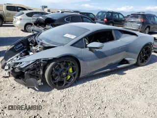 2023 Lamborghini Huracan with VIN ZHWUB6ZF0PLA22993, listed as a Copart auction lot 54720625 with 5,415 mi miles and Salvage title. Bid and sale history available at DreamBid. Image 1.
