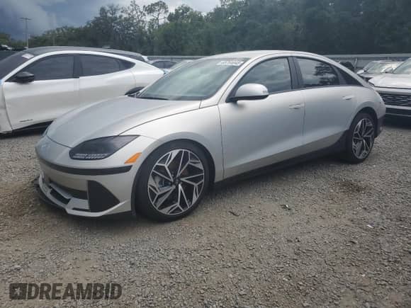 2025 Hyundai Ioniq 6 SEL с VIN KMHM34AAXSA084828, выставлен на аукционе Copart как лот 65764045 с пробегом 7 779 миль миль и Списание • Salvage title. История ставок и продаж доступна на DreamBid. Изображение 1.