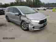 2021 Honda Odyssey EX-L with VIN 5FNRL6H78MB026744, listed as a Copart auction lot 88695565 with 72,441 mi miles and Salvage title. Bid and sale history available at DreamBid. Image 12.