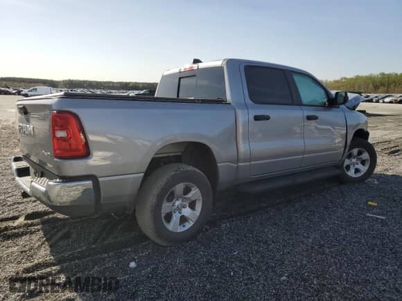 2025 Ram 1500 Tradesman with VIN 1C6RRFGG3SN599685, listed as a Copart auction lot 51036475 with 6,625 mi miles and Non repairable. Bid and sale history available at DreamBid. Image 3.