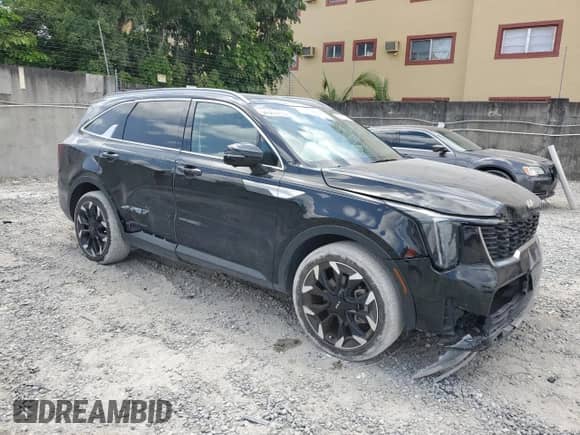 2024 Kia Sorento SX with VIN 5XYRK4JF2RG281415, listed as a Copart auction lot 54387415 with 21,979 mi miles and Non repairable. Bid and sale history available at DreamBid. Image 4.