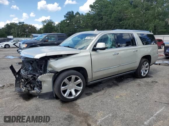 2015 Cadillac Escalade ESV Premium с VIN 1GYS3TKJ0FR531222, выставлен на аукционе Copart как лот 64176985 с пробегом 72 622 миль миль и Списание • Salvage title. История ставок и продаж доступна на DreamBid. Изображение 1.