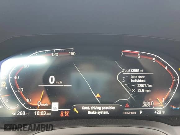 2023 BMW 4 Series 430i xDrive with VIN WBA73AP01PCM95171, listed as a Copart auction lot 83039954 with 22,881 mi miles and Salvage title. Bid and sale history available at DreamBid. Image 9.