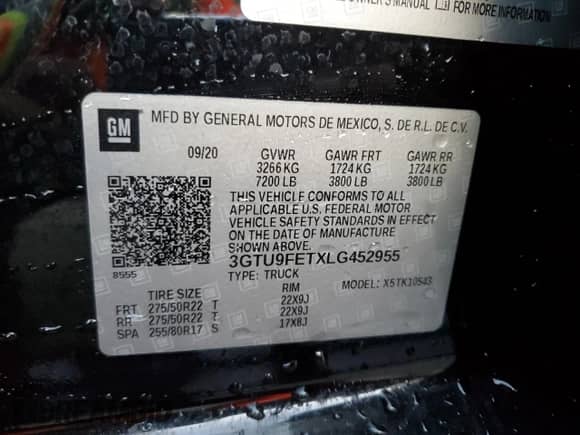 2020 GMC Sierra 1500 Denali с VIN 3GTU9FETXLG452955, выставлен на аукционе Copart как лот 86481715 с пробегом 83 025 миль миль и Списание • Salvage title. История ставок и продаж доступна на DreamBid. Изображение 12.