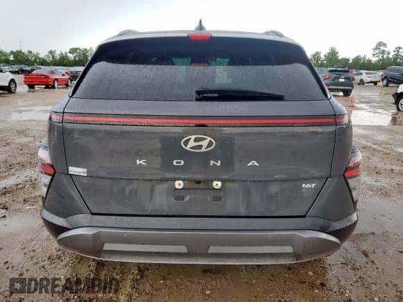 2025 Hyundai Kona Limited с VIN KM8HE3A32SU203784, выставлен на аукционе Copart как лот 60232745 с пробегом 4 214 миль миль и Чистый • Clean title. История ставок и продаж доступна на DreamBid. Изображение 6.