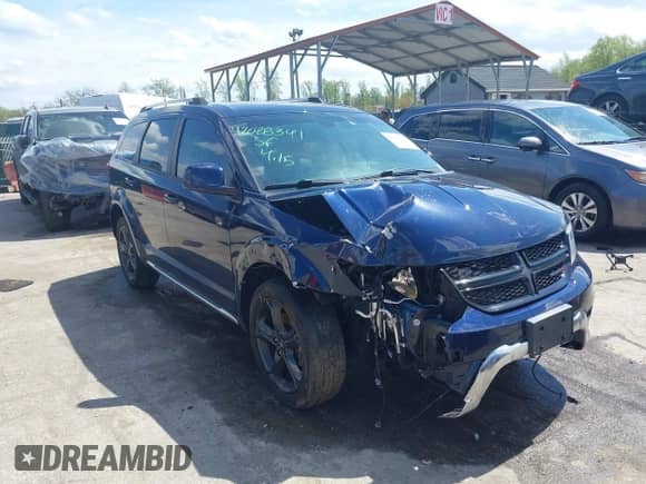 2019 Dodge Journey Crossroad with VIN 3C4PDDGG6KT859435, listed as a IAAI auction lot 42028341 with 67,225 mi miles and . Bid and sale history available at DreamBid. Image 1.