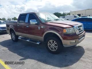 2005 Ford F-150 XLT z VIN 1FTPW125X5KD47195, wystawiony jako IAAI lot #43408005 z przebiegiem 145 255 mil mil oraz . Historia ofert i sprzedaży dostępna na DreamBid. Obrazek 1.