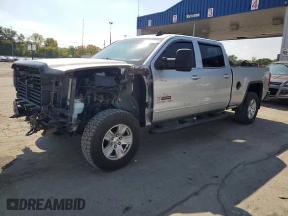 2017 GMC Sierra 1500 SLE with VIN 3GTU2MEC5HG193274, listed as a Copart auction lot 81183345 with 103,778 mi miles and Salvage title. Bid and sale history available at DreamBid. Image 1.