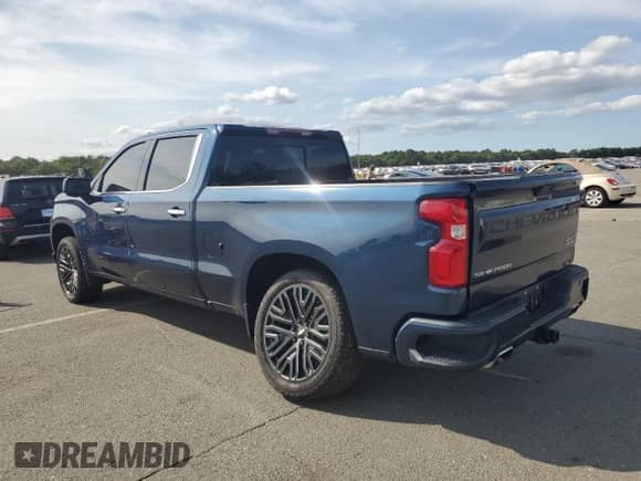2022 Chevrolet Silverado 1500 High Country с VIN 3GCUYHED1NG183738, выставлен на аукционе Copart как лот 70914155 с пробегом 33 078 миль миль и Списание • Salvage title. История ставок и продаж доступна на DreamBid. Изображение 2.