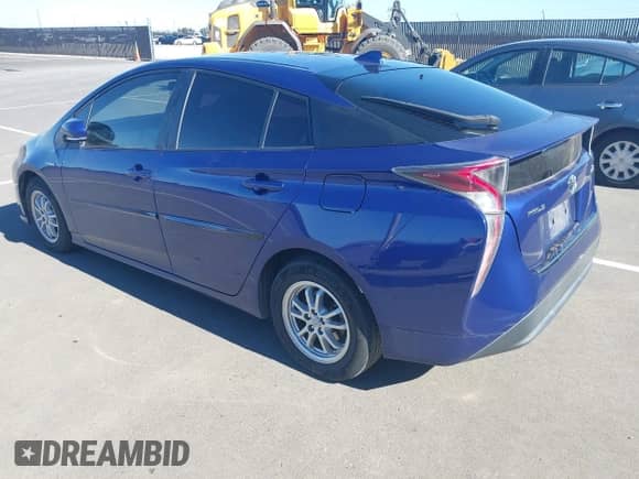 2016 Toyota Prius Two with VIN JTDKBRFU0G3513615, listed as a IAAI auction lot 43544796 with 282,620 mi miles and . Bid and sale history available at DreamBid. Image 3.