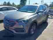 2018 Hyundai Santa Fe 2.4L with VIN 5NMZT3LB1JH090662, listed as a IAAI auction lot 43490470 with 133,046 mi miles and . Bid and sale history available at DreamBid. Image 17.