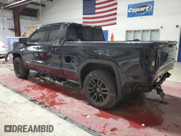 2020 GMC Sierra 1500 Elevation with VIN 1GTR9CED1LZ317294, listed as a Copart auction lot 41641435 with 64,698 mi miles and Salvage title. Bid and sale history available at DreamBid. Image 2.