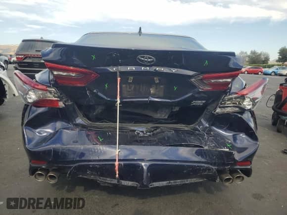 2022 Toyota Camry XSE with VIN 4T1K61BK1NU053720, listed as a Copart auction lot 70303225 with 36,865 mi miles and Salvage title. Bid and sale history available at DreamBid. Image 6.