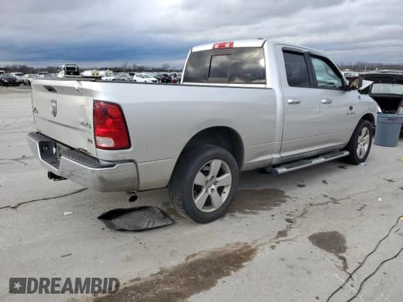 2010 Dodge 1500 SLT with VIN 1D7RV1GP4AS129081, listed as a Copart auction lot 86631124 with 143,858 mi miles and Salvage title. Bid and sale history available at DreamBid. Image 3.