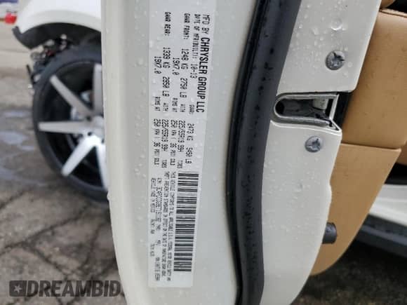 2014 Dodge Journey Limited с VIN 3C4PDCDG9ET151182, выставлен на аукционе Copart как лот 60344245 с пробегом Не указан миль и Списание • Salvage title. История ставок и продаж доступна на DreamBid. Изображение 13.