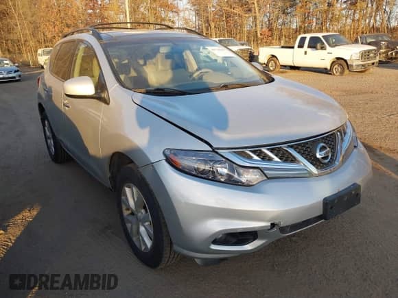 2012 Nissan Murano S with VIN JN8AZ1MW7CW220238, listed as a IAAI auction lot 41519360 with 137,438 mi miles and . Bid and sale history available at DreamBid. Image 1.