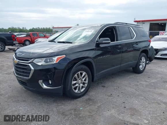 2019 Chevrolet Traverse LT Cloth with VIN 1GNERGKW8KJ173985, listed as a IAAI auction lot 43088998 with 108,586 mi miles and . Bid and sale history available at DreamBid. Image 17.