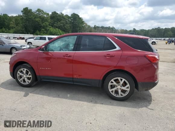 2020 Chevrolet Equinox LT z VIN 2GNAXUEVXL6127756, wystawiony jako Copart lot #69448675 z przebiegiem Nie podano mil oraz Szkoda całkowita • Salvage title. Historia ofert i sprzedaży dostępna na DreamBid. Obrazek 2.