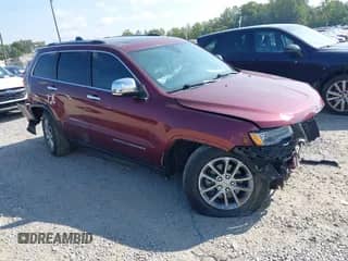 2016 Jeep Grand Cherokee Limited с VIN 1C4RJFBG8GC360109, выставлен на аукционе IAAI как лот 43259712 с пробегом 119 537 миль миль и . История ставок и продаж доступна на DreamBid. Изображение 1.