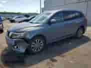 2016 Nissan Pathfinder SV z VIN 5N1AR2MM4GC645256, wystawiony jako Copart lot #70996475 z przebiegiem 165 614 mil mil oraz Szkoda całkowita • Salvage title. Historia ofert i sprzedaży dostępna na DreamBid. Obrazek 1.