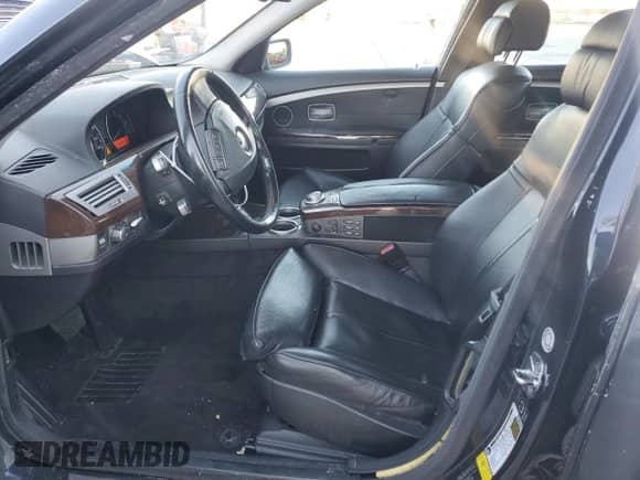 2006 BMW 7 Series 750i with VIN WBAHL83516DT05036, listed as a Copart auction lot 44456615 with 134,056 mi miles and Salvage title. Bid and sale history available at DreamBid. Image 7.