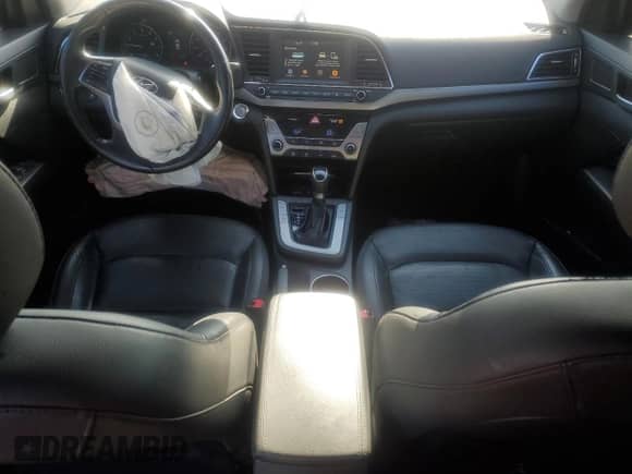 2017 Hyundai Elantra Limited with VIN 5NPD84LF7HH061636, listed as a Copart auction lot 87937235 with 122,504 mi miles and Salvage title. Bid and sale history available at DreamBid. Image 8.