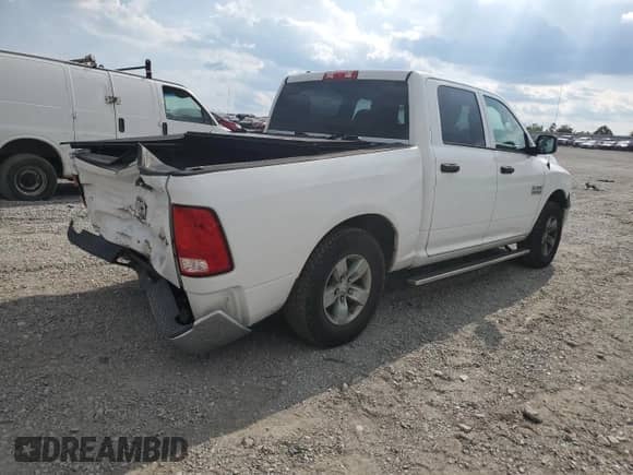 2015 Ram 1500 Express with VIN 1C6RR7KG5FS720348, listed as a Copart auction lot 80286915 with 135,165 mi miles and Salvage title. Bid and sale history available at DreamBid. Image 3.