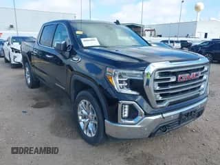 2021 GMC Sierra 1500 SLT with VIN 3GTP8DED9MG197441, listed as a IAAI auction lot 40804896 with 56,377 mi miles and . Bid and sale history available at DreamBid. Image 1.