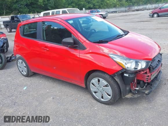 2017 Chevrolet Spark LS with VIN KL8CA6SAXHC765156, listed as a IAAI auction lot 42458711 with 51,350 mi miles and . Bid and sale history available at DreamBid. Image 1.