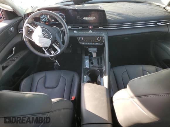 2025 Hyundai Elantra Limited with VIN KMHLN4DJXSU142484, listed as a Copart auction lot 81876585 with 14,464 mi miles and Salvage title. Bid and sale history available at DreamBid. Image 8.