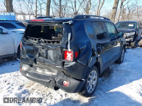 2018 Jeep Renegade Latitude with VIN ZACCJABB4JPG95447, listed as a IAAI auction lot 41345819 with 101,512 mi miles and . Bid and sale history available at DreamBid. Image 4.