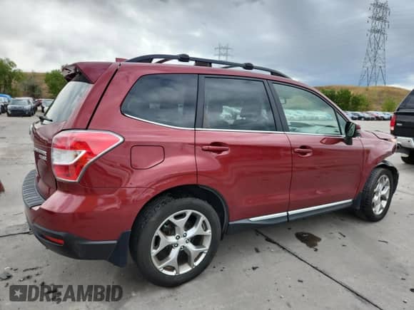 2016 Subaru Forester Touring with VIN JF2SJAXCXGH478306, listed as a Copart auction lot 80207085 with 66,734 mi miles and Salvage title. Bid and sale history available at DreamBid. Image 3.