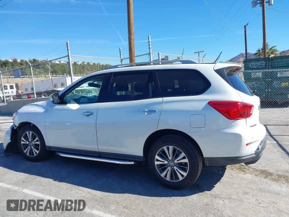 2018 Nissan Pathfinder S with VIN 5N1DR2MN9JC610306, listed as a IAAI auction lot 41163725 with Not provided miles and . Bid and sale history available at DreamBid. Image 14.
