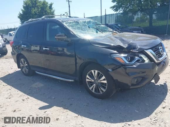 2020 Nissan Pathfinder SL with VIN 5N1DR2CM8LC642806, listed as a IAAI auction lot 42572845 with 45,286 mi miles and . Bid and sale history available at DreamBid. Image 1.