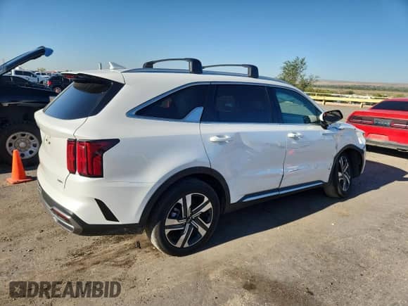 2023 Kia Sorento SX Prestige with VIN KNDRKDLG9P5171148, listed as a Copart auction lot 71558825 with 25,998 mi miles and Salvage title. Bid and sale history available at DreamBid. Image 3.