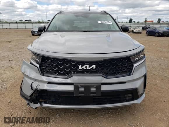 2022 Kia Sorento EX with VIN 5XYRH4LF5NG130512, listed as a Copart auction lot 70020635 with 31,219 mi miles and Salvage title. Bid and sale history available at DreamBid. Image 5.