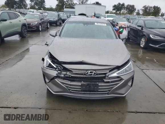 2020 Hyundai Elantra Value Edition with VIN KMHD84LF3LU942702, listed as a Copart auction lot 86124015 with 122,609 mi miles and Salvage title. Bid and sale history available at DreamBid. Image 5.