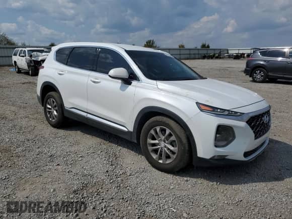 2020 Hyundai Santa Fe SEL with VIN 5NMS3CAD3LH214259, listed as a Copart auction lot 80148595 with 63,743 mi miles and Salvage title. Bid and sale history available at DreamBid. Image 4.