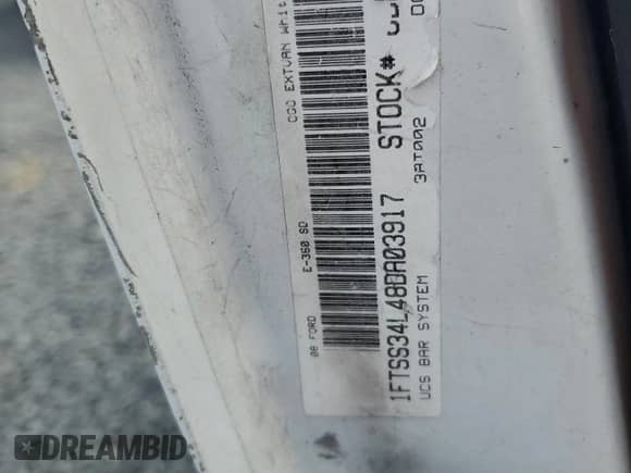 2008 Ford Econoline Cargo Commercial with VIN 1FTSS34L48DA03917, listed as a Copart auction lot 74948194 with Not provided miles and Salvage title. Bid and sale history available at DreamBid. Image 13.