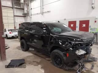 2023 Chevrolet Tahoe Premier с VIN 1GNSKSKD7PR118834, выставлен на аукционе IAAI как лот 42926485 с пробегом 75 647 миль миль и . История ставок и продаж доступна на DreamBid. Изображение 1.