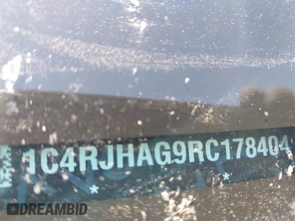 2024 Jeep Grand Cherokee Altitude with VIN 1C4RJHAG9RC178404, listed as a IAAI auction lot 43190944 with Not provided miles and . Bid and sale history available at DreamBid. Image 9.