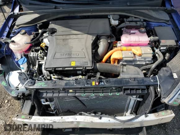 2022 Hyundai Ioniq Blue with VIN KMHC65LC4NU276434, listed as a Copart auction lot 64132045 with 31,015 mi miles and Salvage title. Bid and sale history available at DreamBid. Image 11.