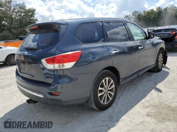 2015 Nissan Pathfinder SL with VIN 5N1AR2MN3FC614264, listed as a Copart auction lot 81792325 with 193,659 mi miles and Salvage title. Bid and sale history available at DreamBid. Image 3.