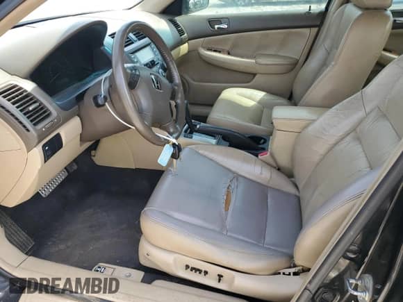 2003 Honda Accord EX with VIN 1HGCM566X3A118292, listed as a Copart auction lot 50524915 with 201,466 mi miles and Salvage title. Bid and sale history available at DreamBid. Image 7.