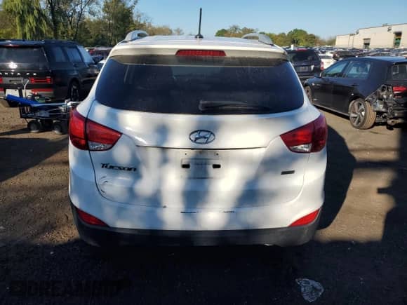 2014 Hyundai Tucson Limited with VIN KM8JUCAG7EU929801, listed as a Copart auction lot 85141175 with 85,552 mi miles and Salvage title. Bid and sale history available at DreamBid. Image 6.