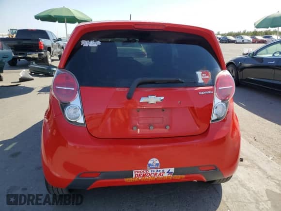 2015 Chevrolet Spark LS with VIN KL8CB6S99FC722511, listed as a Copart auction lot 80515985 with 110,406 mi miles and Salvage title. Bid and sale history available at DreamBid. Image 6.
