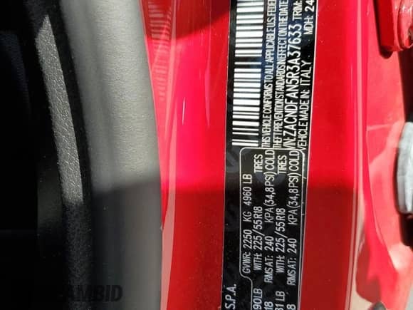 2024 Dodge Hornet GT Plus с VIN ZACNDFAN5R3A37633, выставлен на аукционе Copart как лот 58365115 с пробегом 9 037 миль миль и На запчасти • Non repairable. История ставок и продаж доступна на DreamBid. Изображение 14.