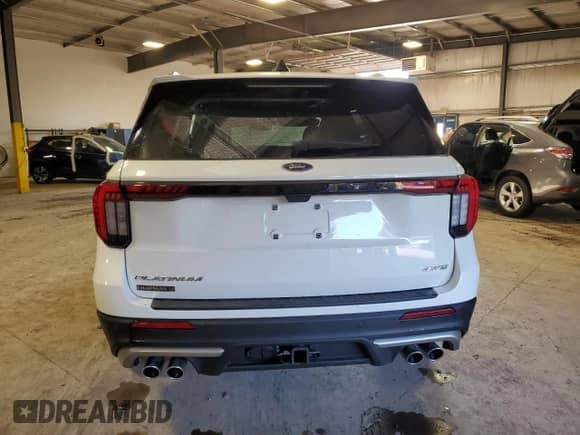 2025 Ford Explorer Platinum с VIN 1FMWK8HC9SGA70846, выставлен на аукционе Copart как лот 71782335 с пробегом 7 339 миль миль и Списание • Salvage title. История ставок и продаж доступна на DreamBid. Изображение 6.