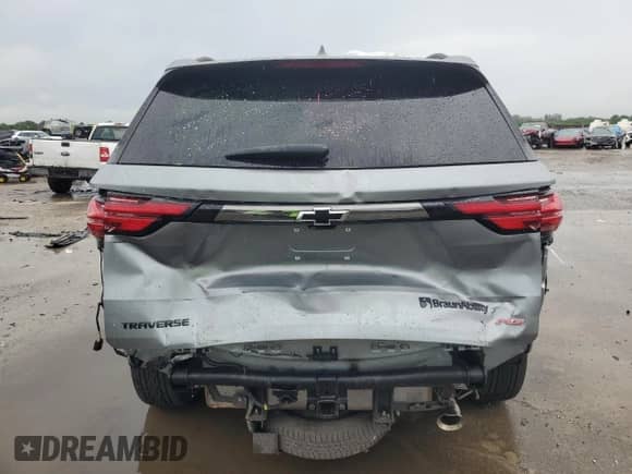 2023 Chevrolet Traverse RS с VIN 1GNERJKW1PJ145143, выставлен на аукционе Copart как лот 73587744 с пробегом 6 278 миль миль и Списание • Salvage title. История ставок и продаж доступна на DreamBid. Изображение 6.